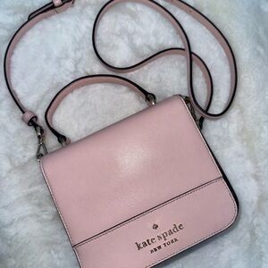 kate spade Pale Pink Saffiano Leather Crossbody